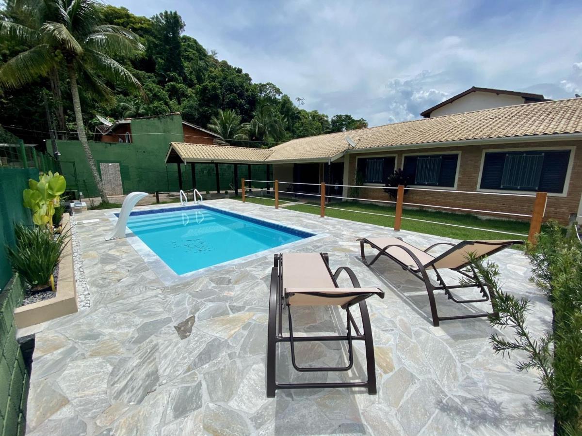 Ampla Casa Com Piscina A 200 Metros Da Praia Do Lazaro E Sununga *